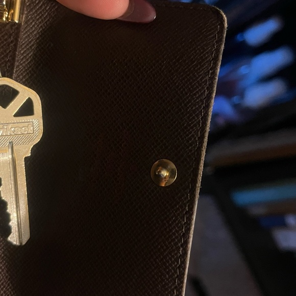 Louis Vuitton 6 Ring Key Holder Damier Ebene - Vintage - Picture 9 of 10